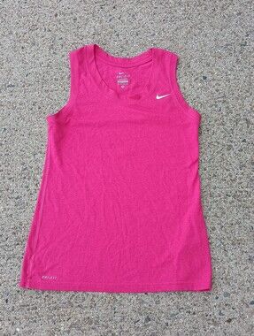 Nike Women's Hot Pink Dri-FIT Tank Top Size XS